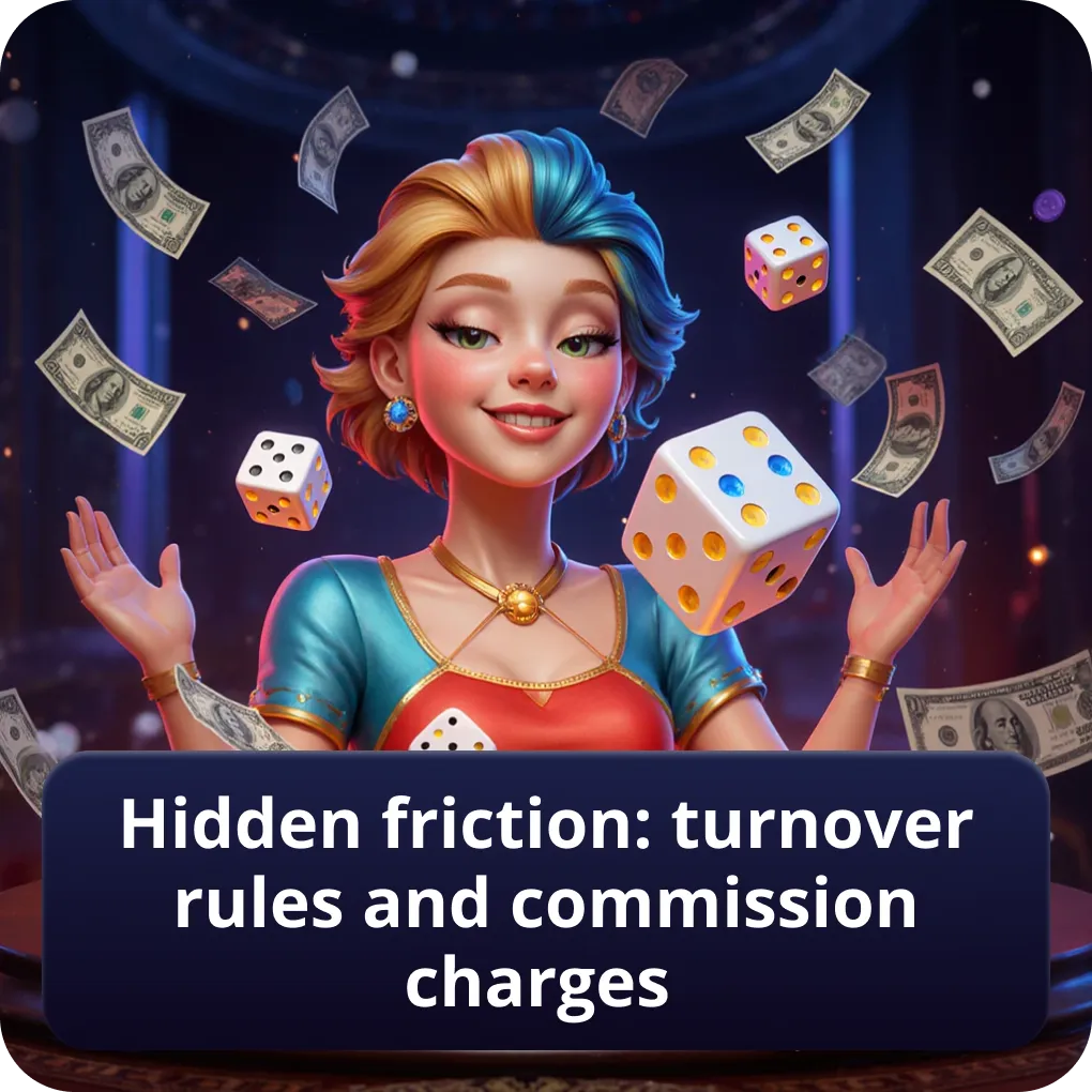 Hidden Friction: Turnover Rules and Commission Charges